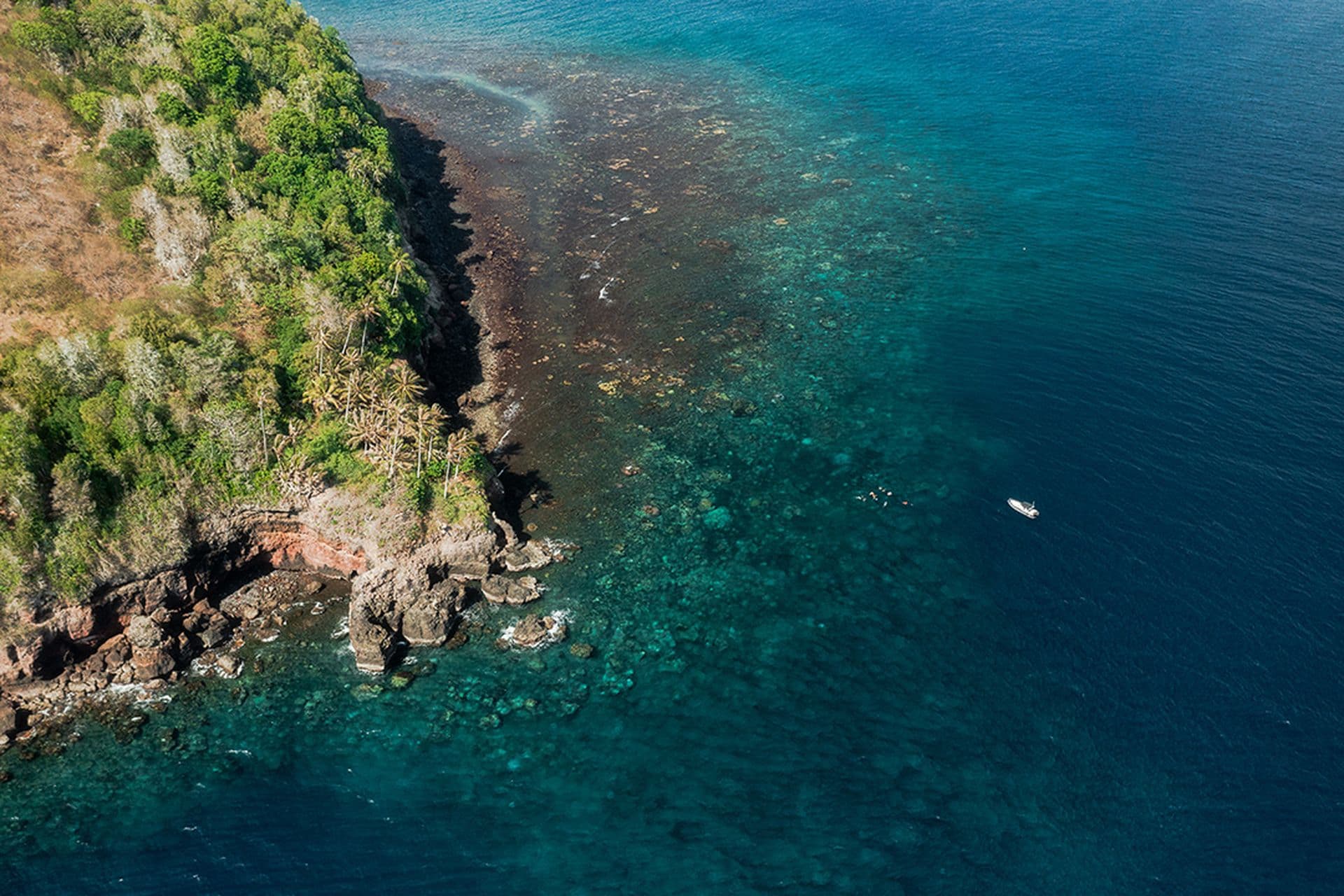 Manuk Island in Maluku